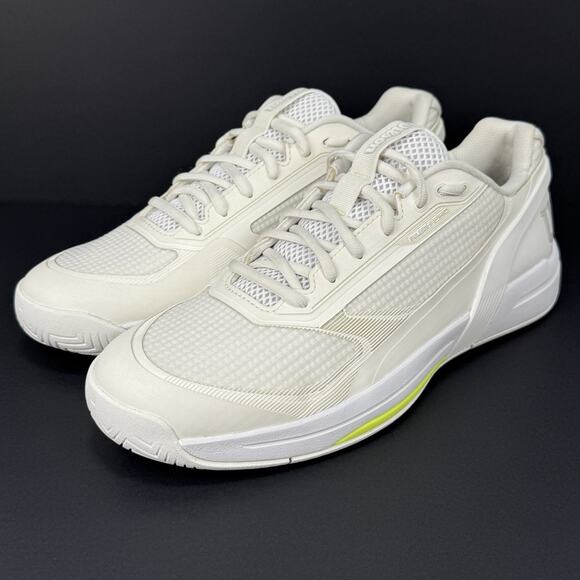 Wilson Rush Pro 5 Men’s 10 Tennis Shoes White SAMPLE 145464 Court Sneaker New